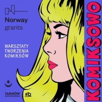 Plakat warsztatów tworzenia komiksów "Komiksowo"